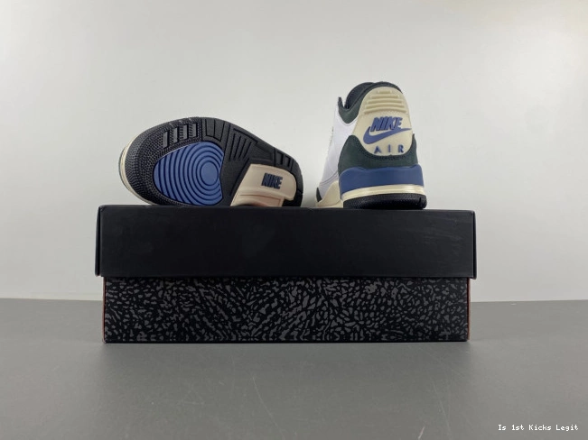 A Air Jordan 3 Blue SP Maniere x Diffused Ma OG HV8571-100 0717